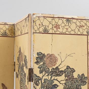 Vikskärm, Kina, omkring 1900.