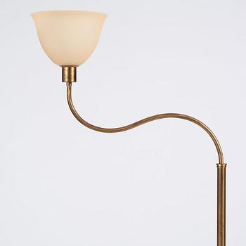 Harald Notini, a floor lamp, model '15334', Arvid Böhlmarks Lampfabrik, Sweden, 1940s.