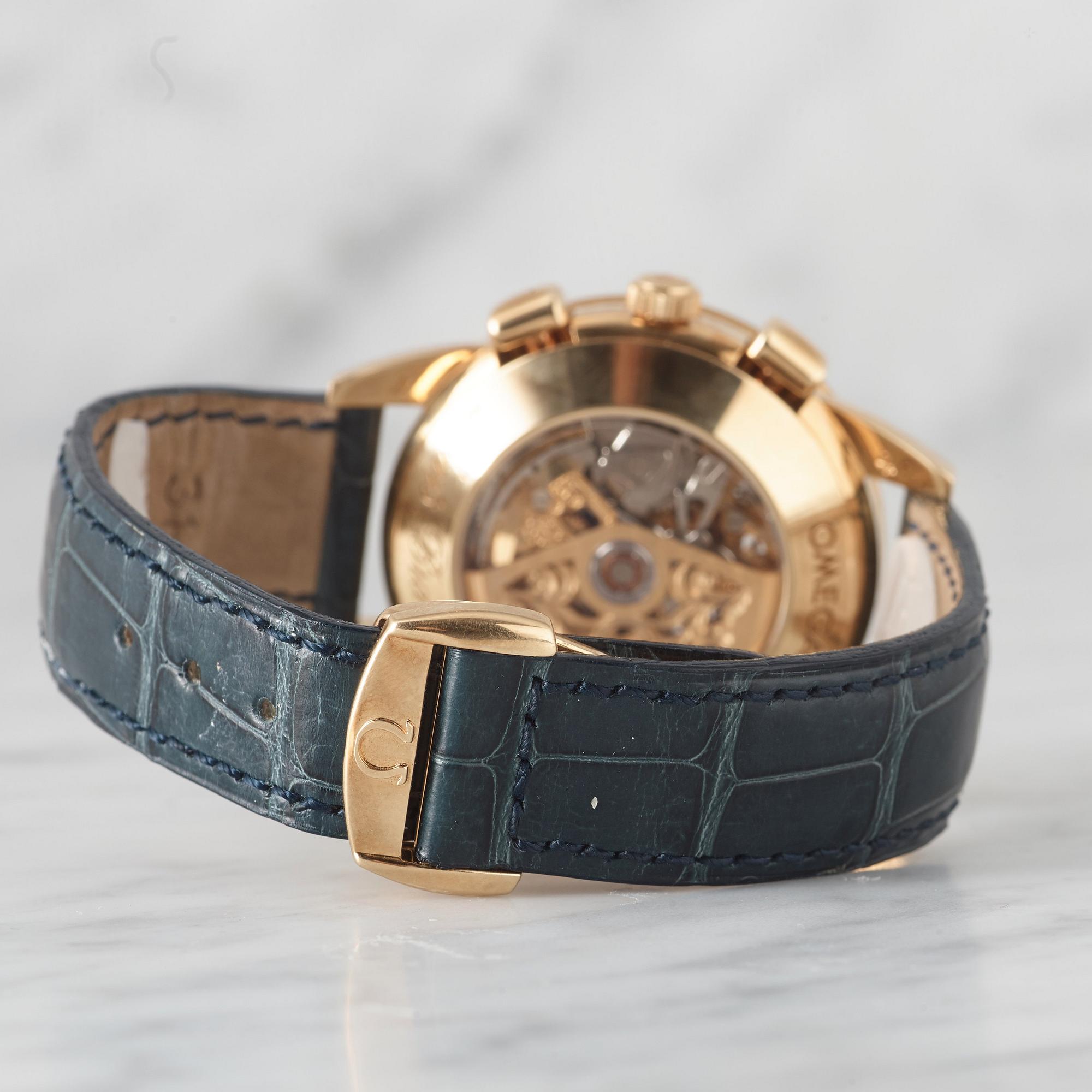 OMEGA, Louis Brandt II, chronograph, wristwatch, 38 mm,