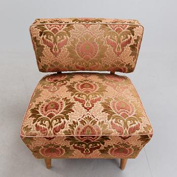 SOFFA samt FÅTÖLJ, art deco, 1930-tal.