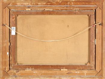 JULIA STRÖMBERG, olja på duk. Signerad 1891.