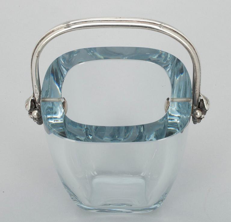 ISHINK, sterling sliver samt glas, Dansk Guldsmede-Håndværk, Köpenhamn 1964-1973.