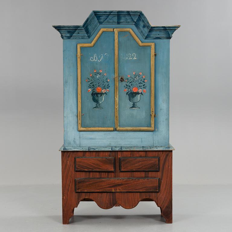 A Cabinet from Jämtland, marked BND 1822.