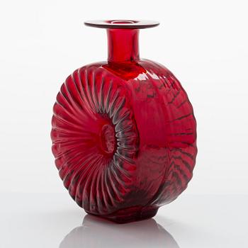 HELENA TYNELL, A 'Sun-Bottle' glass vase, Riihimäen Lasi, Finland. Designed in 1964.