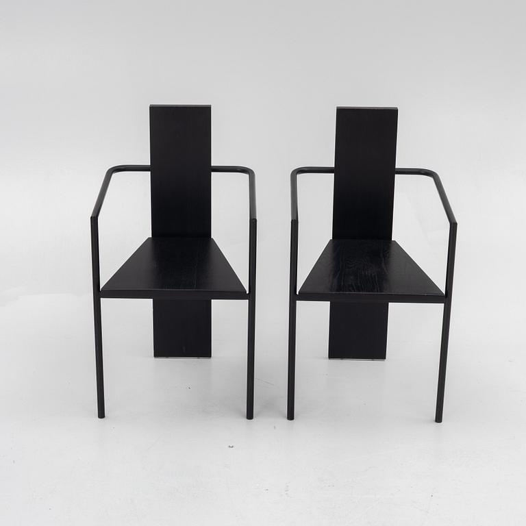 Jonas Bohlin, a pair of "Concrete" armchairs, Källemo, Sweden.
