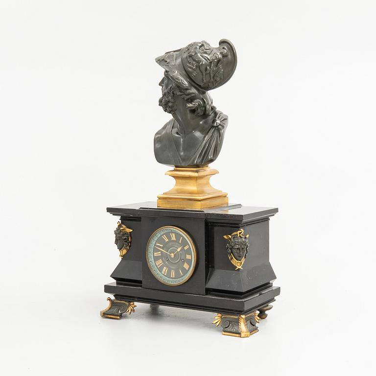 Table pendulum clock, Paris, late 19th century.