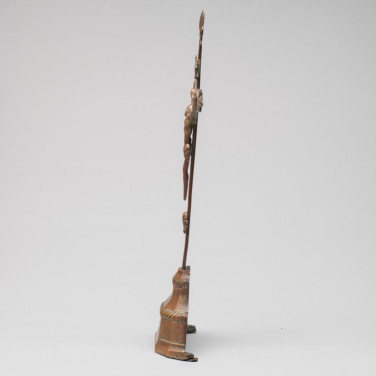 KRUCIFIX, koppar, 1700/1800-luku.