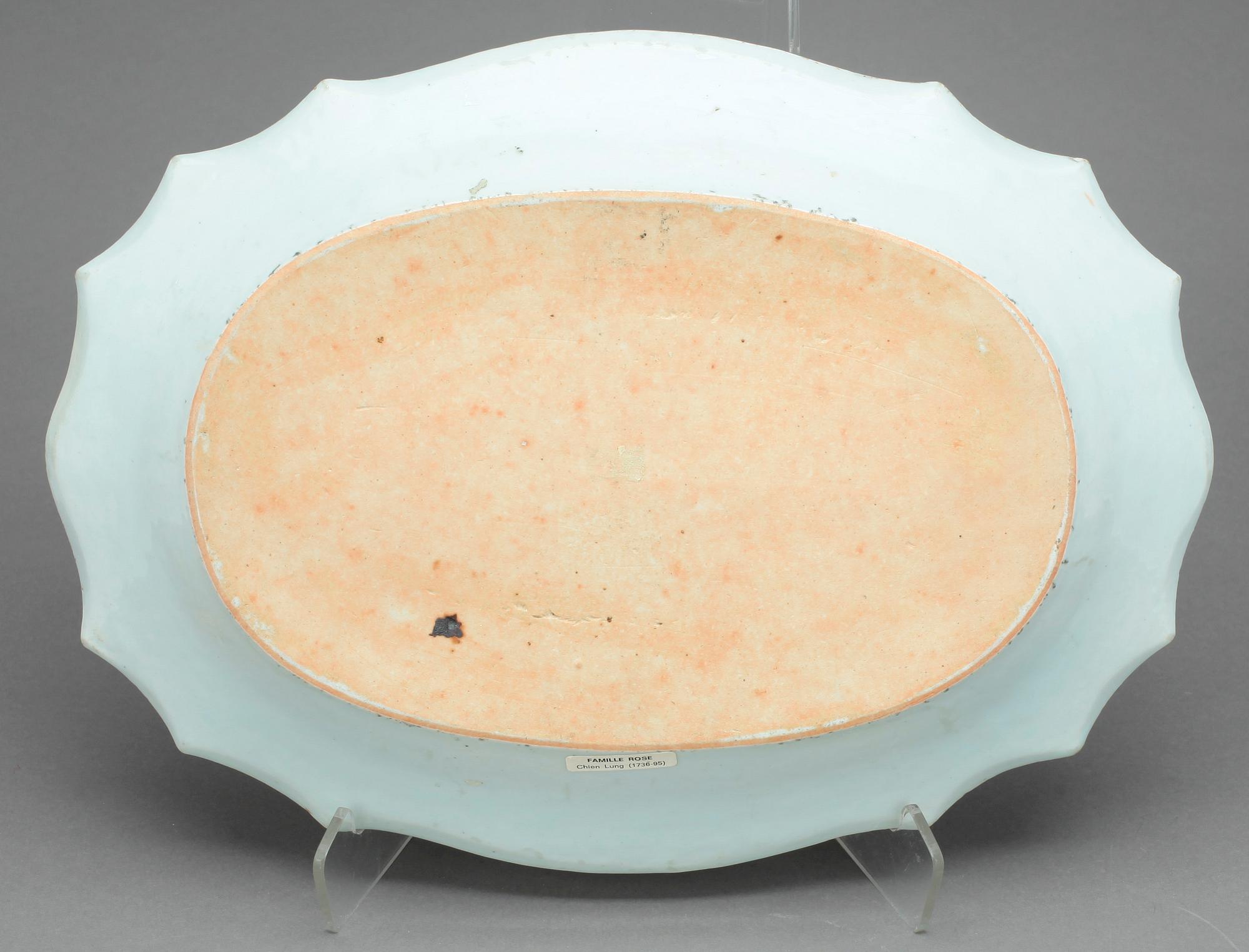 FAT, porslin, Qianlong, Kina 1700-tal.
