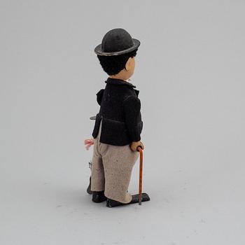 SCHUCO, mekanisk leksak "Charlie Chaplin", 1920-30-tal.
