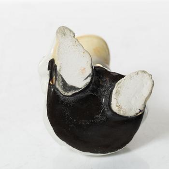 Leo Tykkyläinen, figurin "Polismästaren", keramik, Mumin, Finland, 1950-tal.