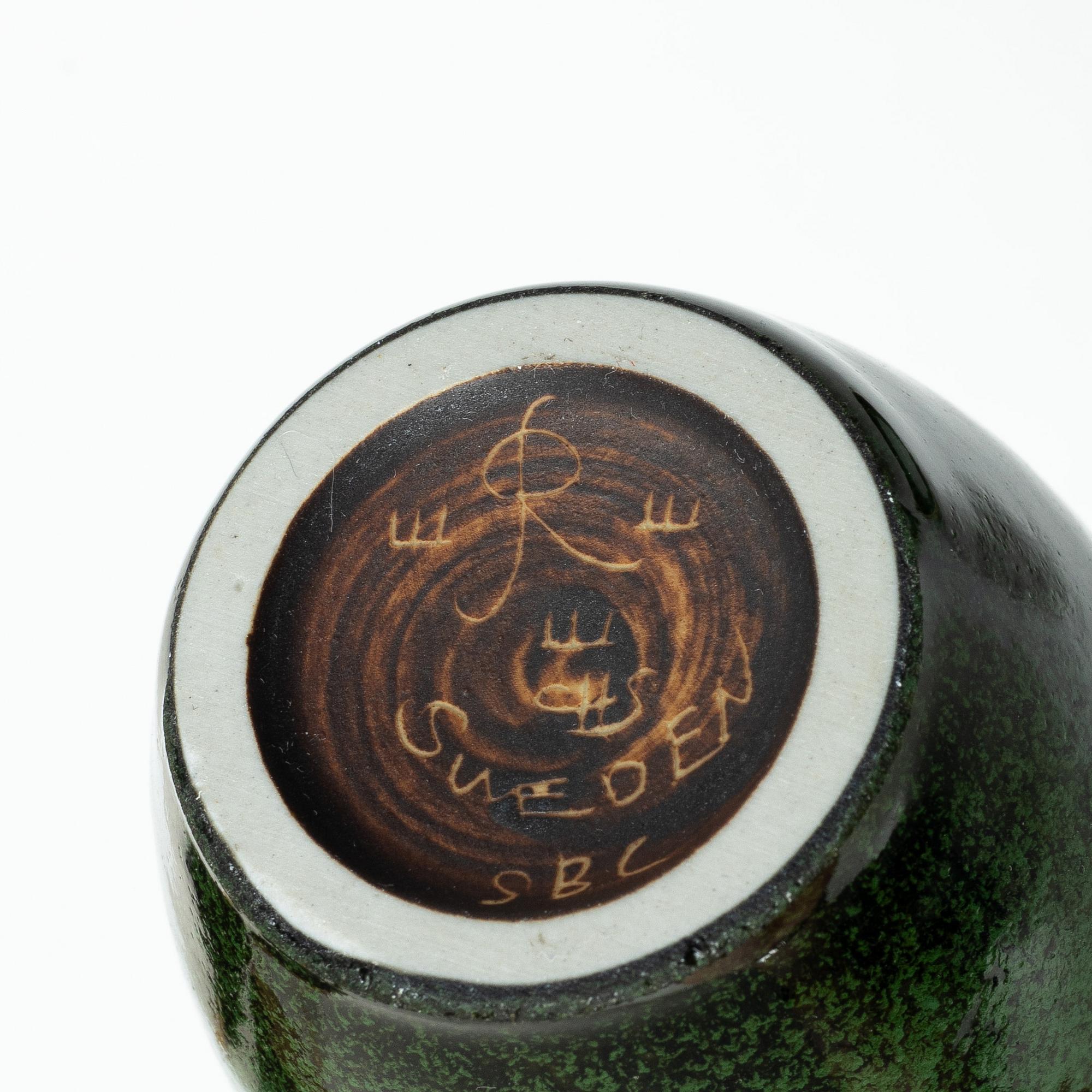 Swedish ceramics, four pieces, Rörstrand and Gustavsberg.