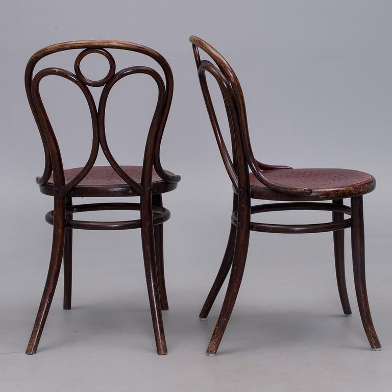 STOLAR, 4 st,  Thonet, Wien, Österrike 1900-talets början.