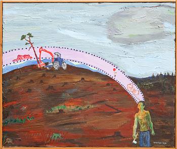 HANS VIKSTEN, akryl på duk, signerad och daterad -74.