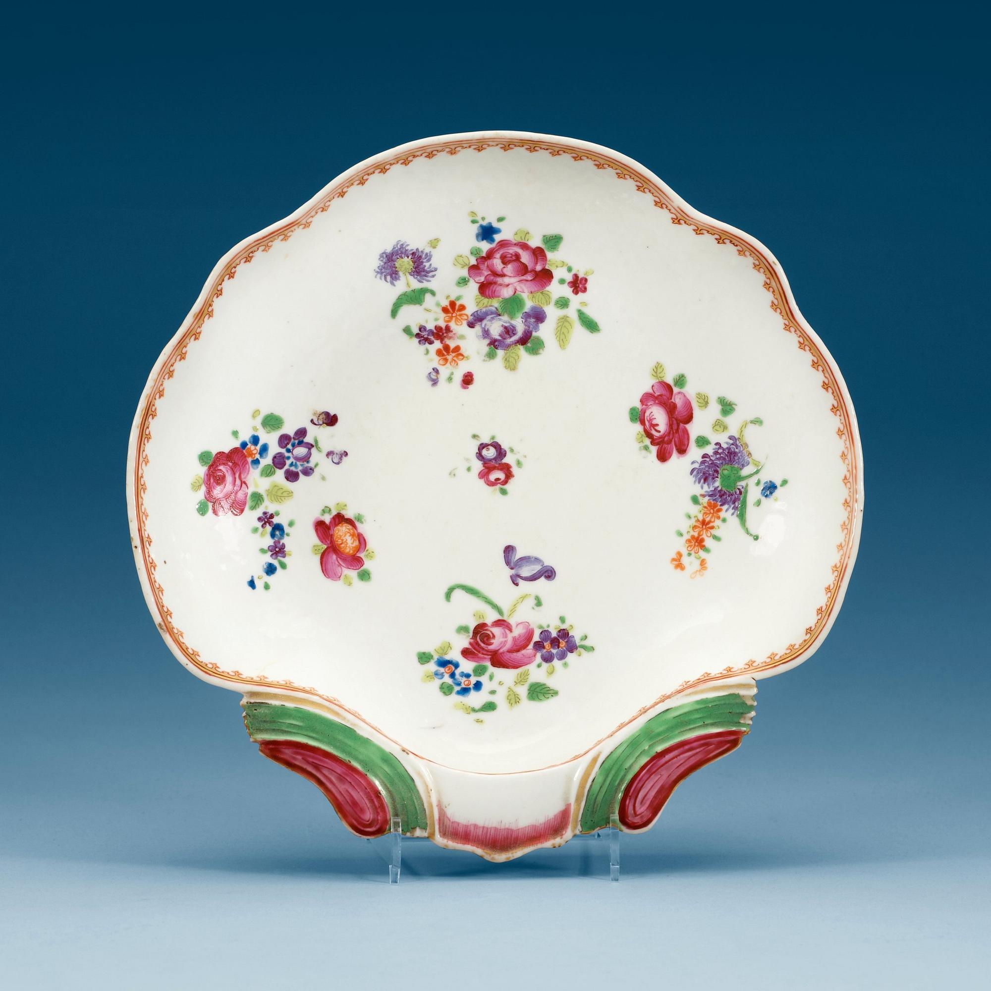 FAT, kompaniporslin. Qing dynastin, Qianlong (1736-95).