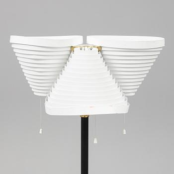 ALVAR AALTO, a model A 809 floor light from Valaisinpaja OY, Finland.