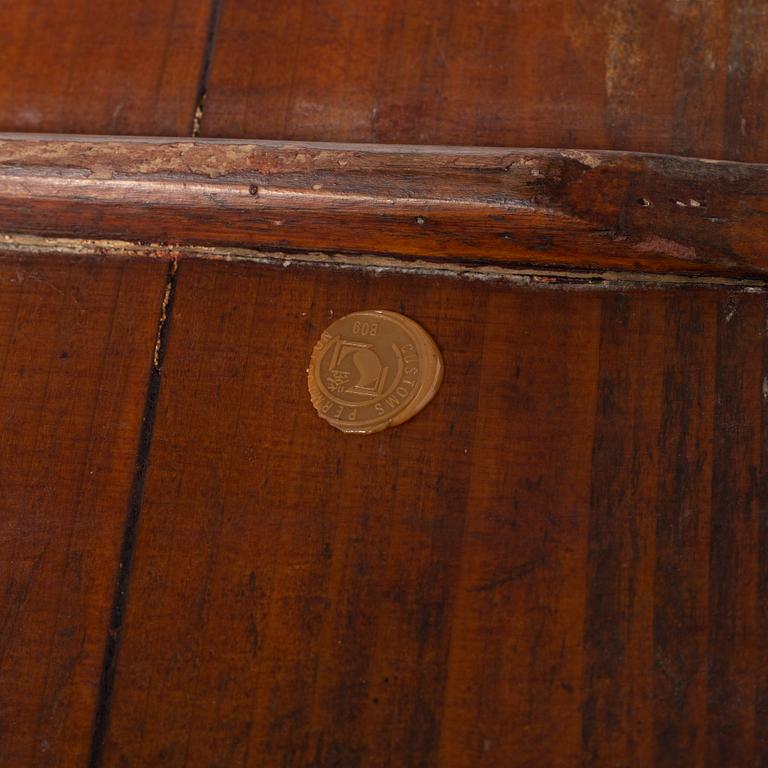 A group of three red wooden vessels, China/Southeast Asia, 20th century.