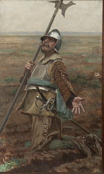 Nils Forsberg, Study for Gustav II Adolf before the Battle of Lützen.
