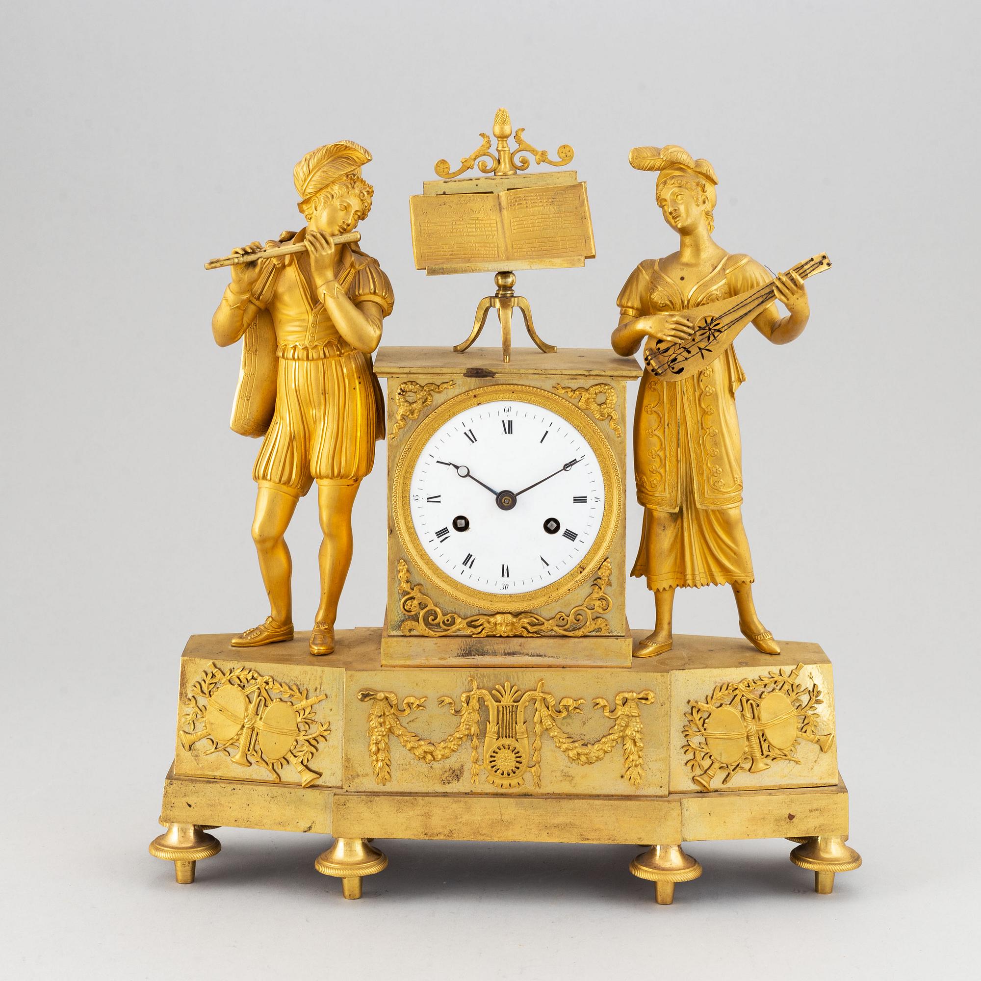 Bordspendyl, Empire, Frankrike, 1800-talets första hälft.