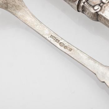 Bestick, 12 delar, silver, Möller Aktiebolag Hovjuvelerare E, Malmö.