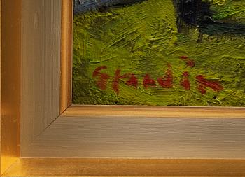 SVÄN GRANDIN, olja på duk, sign.