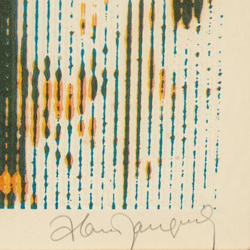 Alain Jacquet, silkscreen in colours, signed 57/100.