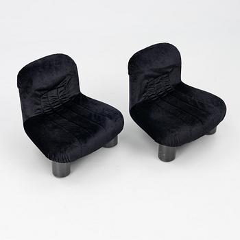 Cini Boiri, armchairs, a pair, "Botolo", Arflex, Italy.
