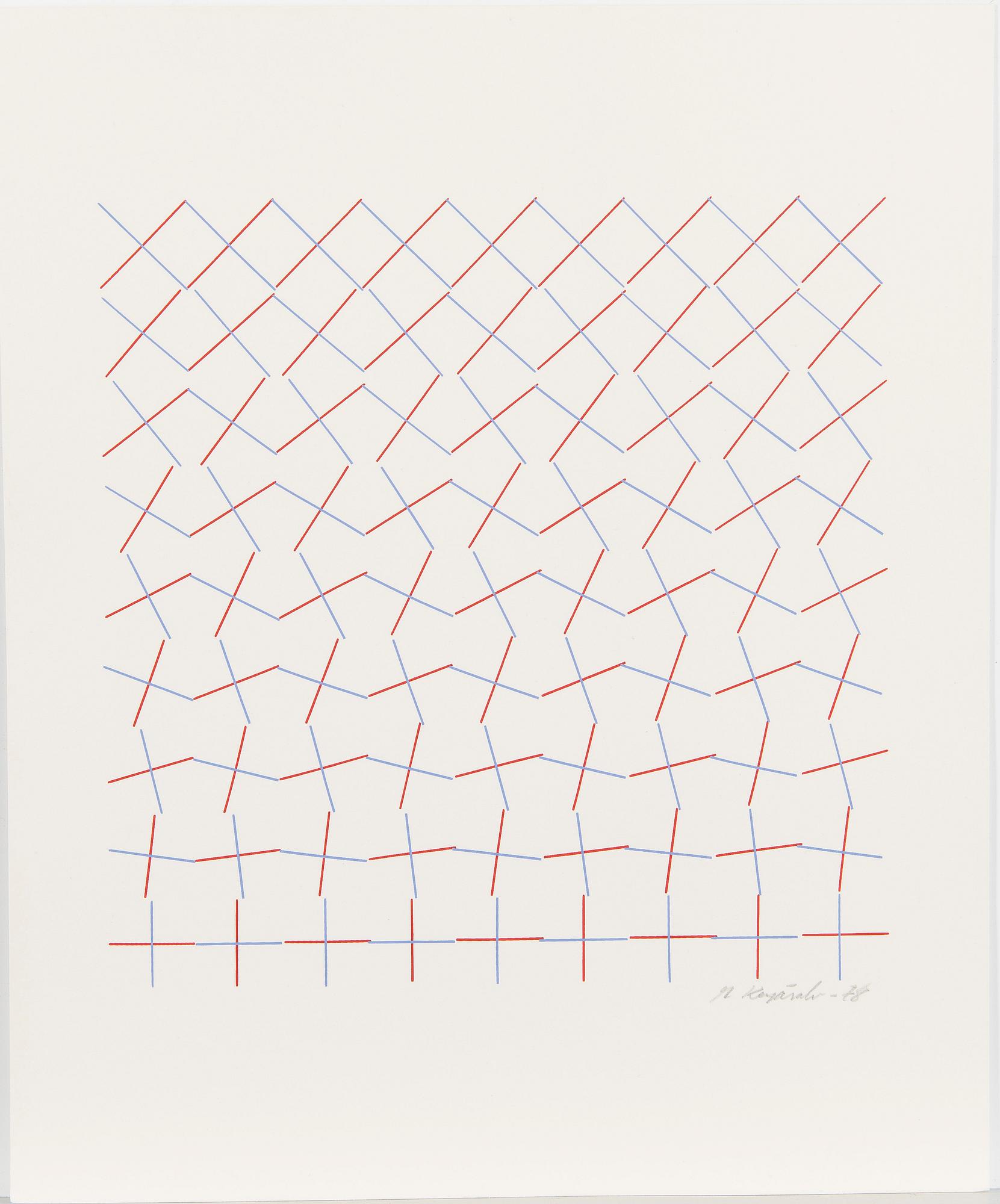 PORTFOLIO WITH SIX SERIGRAPHS, signed.