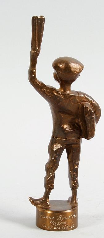BLOMBERG, STIG, skulptur, brons. Sign.