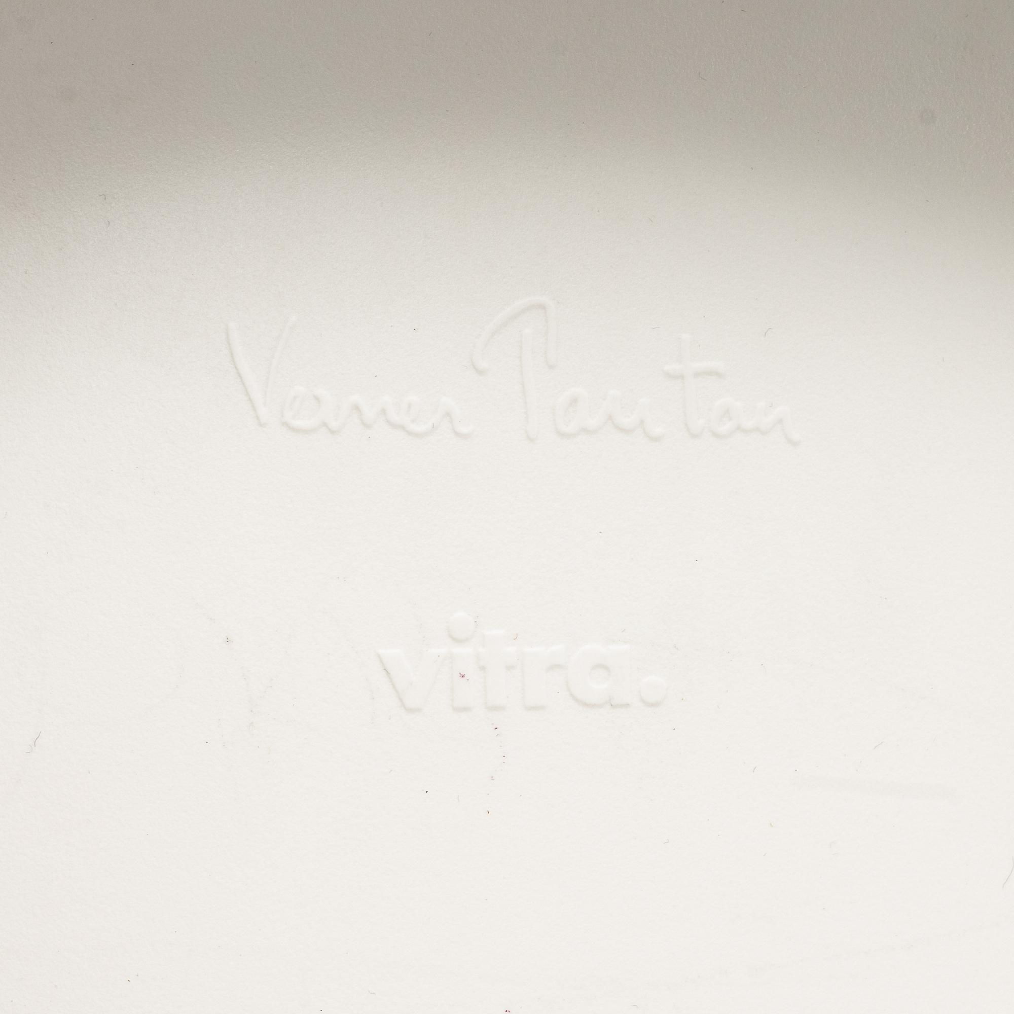 Verner Panton, a pair of children's 'Panton Chair', Vitra.