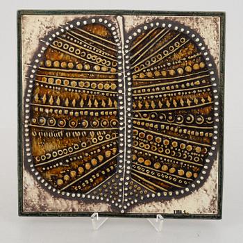 Lisa Larson, three stoneware wall reliefs, Gustavsberg, Sweden.