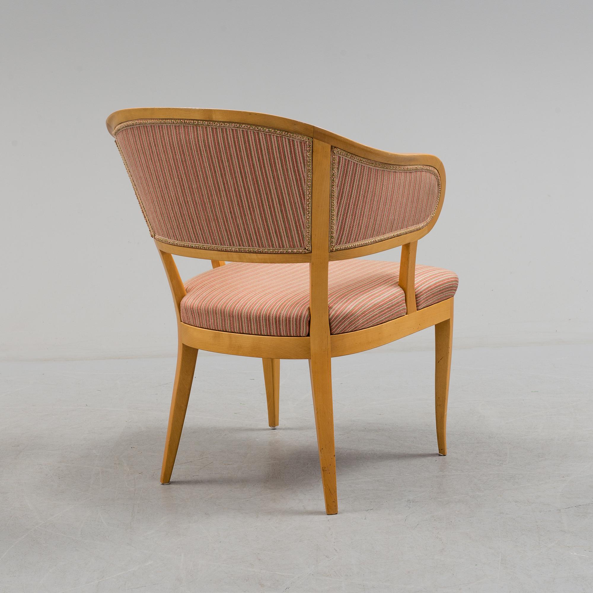 An armchaire by Carl Malmsten, "Jonas love", second half of the 20th century.