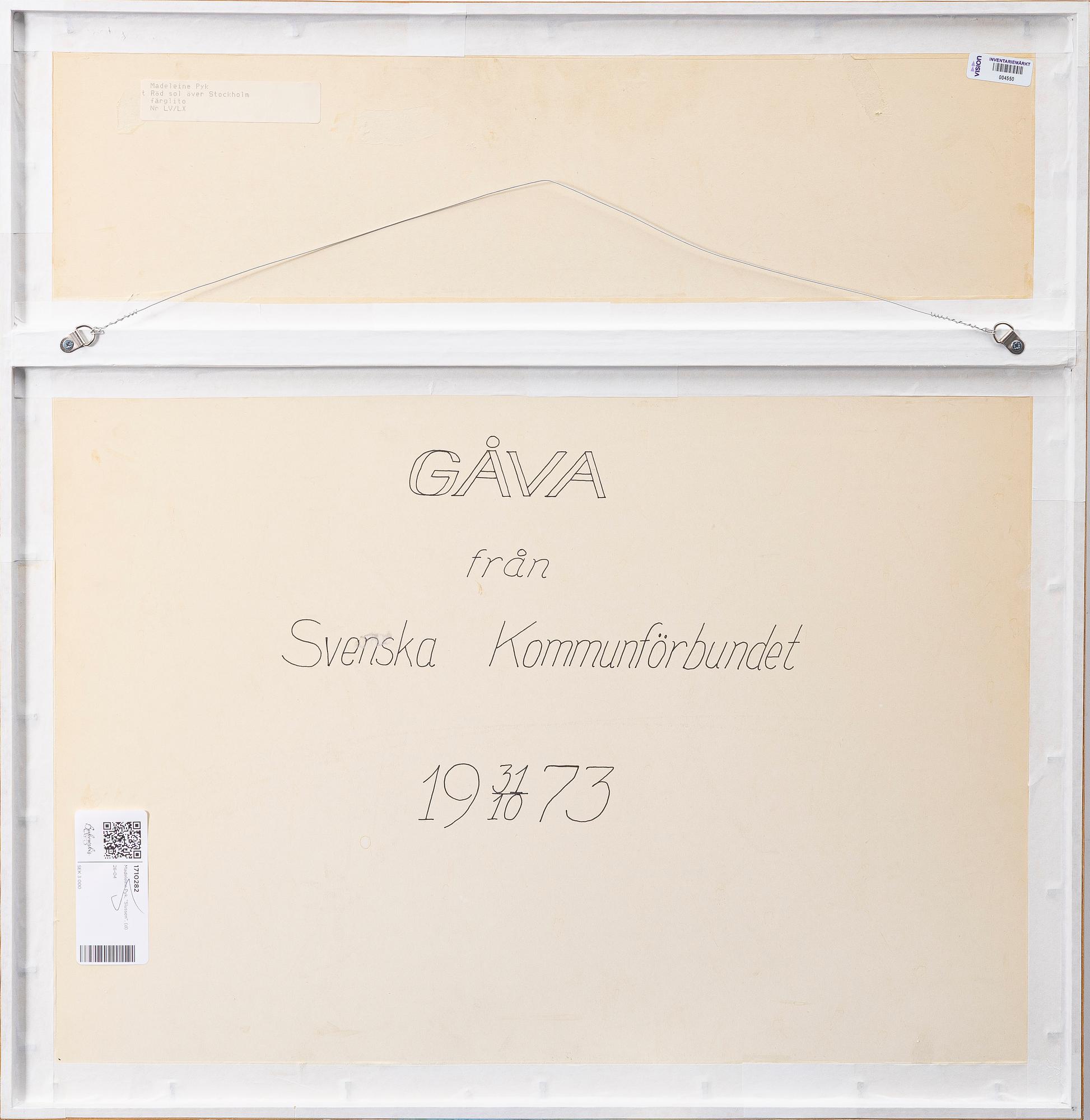 Madeleine Pyk, "Slussen".