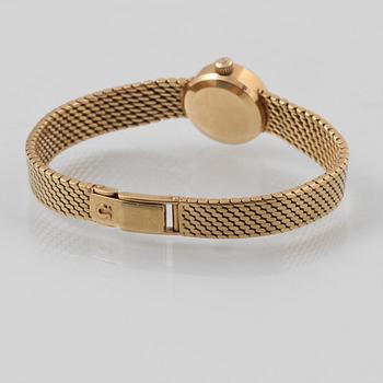 DAMARMBANDSUR, 18K guld, Omega. Vikt 44,6 gram.