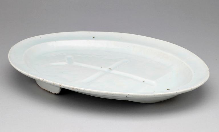 STEKFAT, porslin, Kina, 1800-tal.