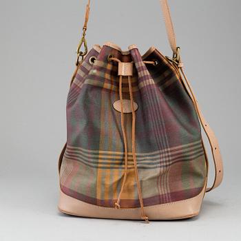 A Mulberry bucket bag.