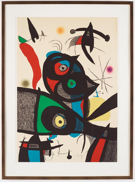 Joan Miró, Utan titel, ur: "Oda à Joan Miró".