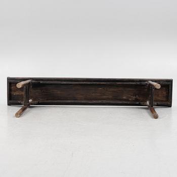 A Chinese hardwood altar table, Qing dynasty, 19th century.