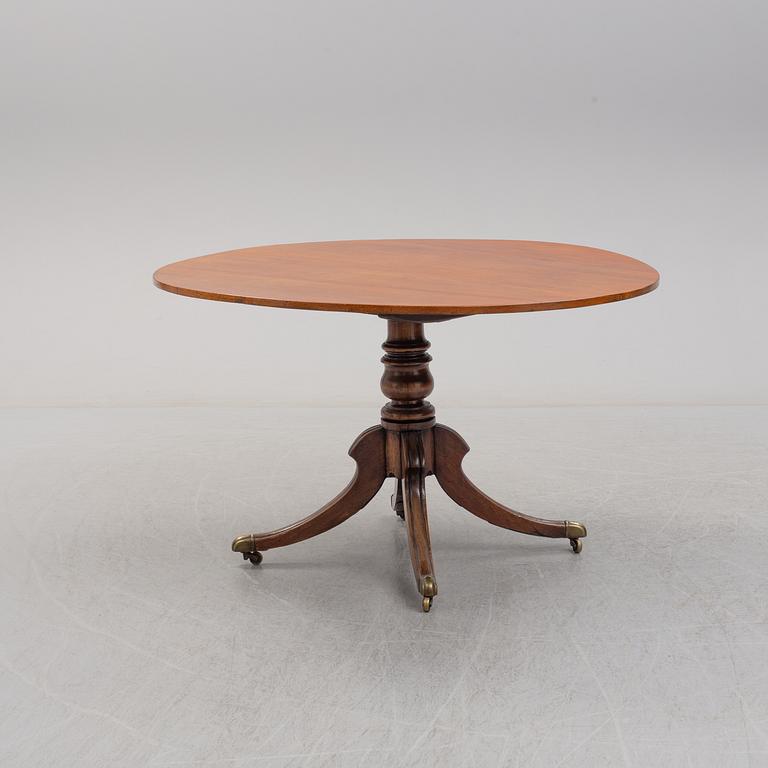 Breakfast table, Regency style, England, late 19th century.