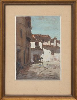 CARL OSKAR BORG, akvarell. signerad.