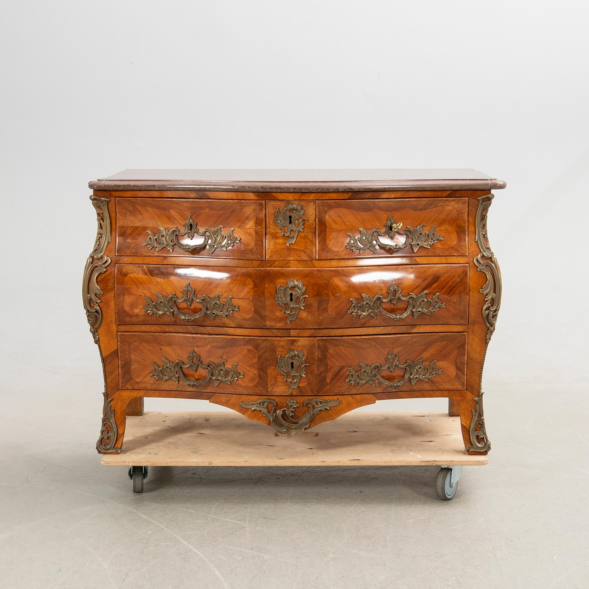 Bureau, Rococo style, first half of the 20th century.