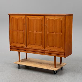 A Norwegian teak veneered cabinet, 1960's.