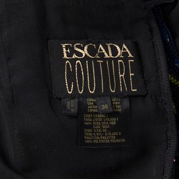 An Escada Couture sequin dress, size 38.