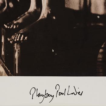 Michael Joseph, "Ready to Dive/Playboy Pool Ladies", 1980.