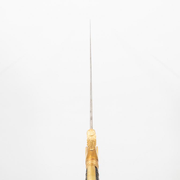 A German officer's sabre 1889 pattern, with scabbard.