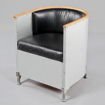 FÅTÖLJ, "Aluminium Chair" Mats Theselius, Källemo, 1900/2000-tal.