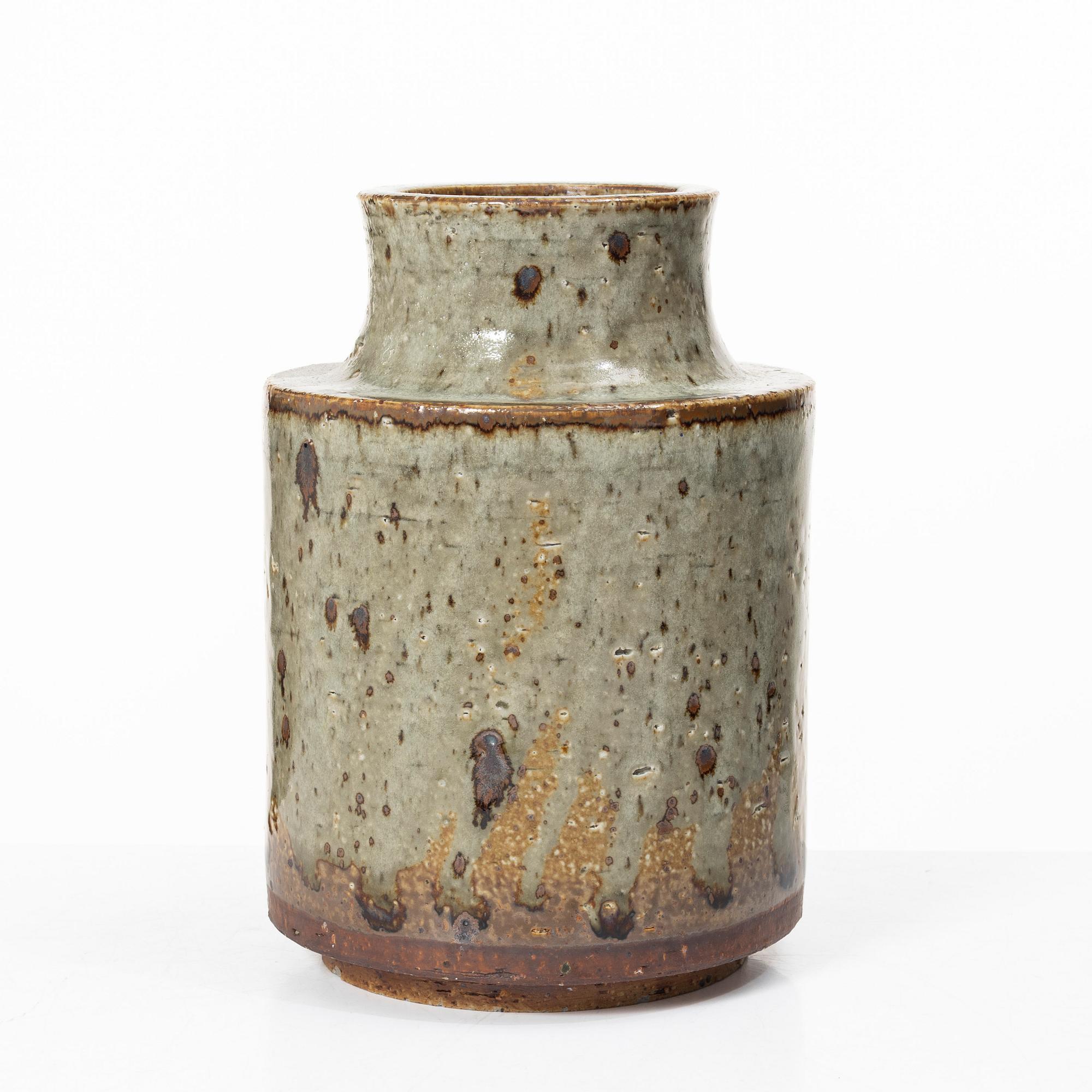 Marianne Westman, a stoneware vase, Rörstrands Ateljé, Sweden.