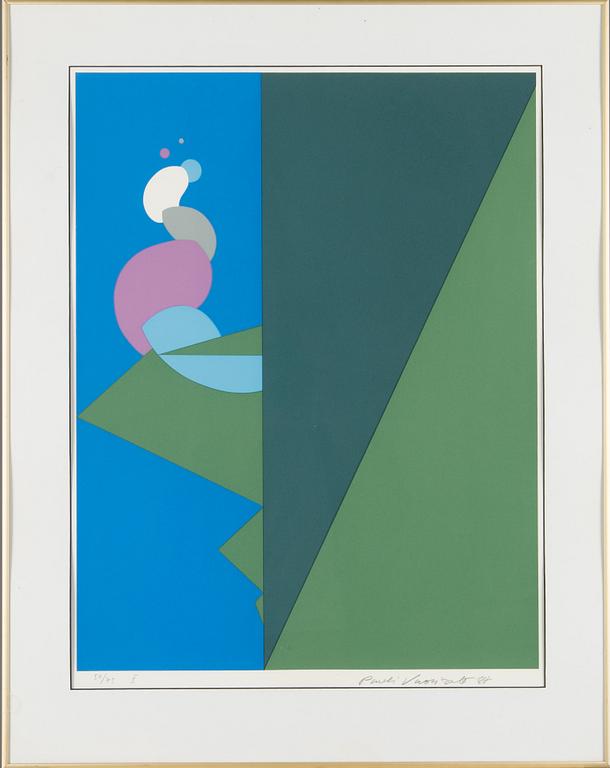 Pauli Vuorisalo, silkscreen, signed and dated -88, numbered 50/75.