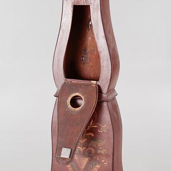 A grandfather clock by Carl Lindbergh in Söderberke, dated 1821.