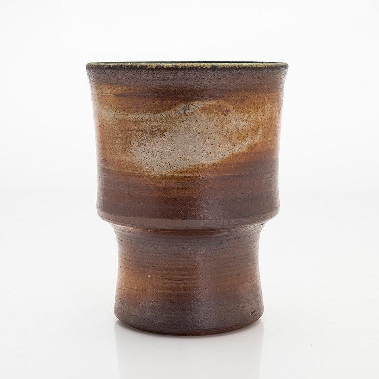 Liisa Hallamaa (Larsen), A ceramic vase, signed LH Arabia.