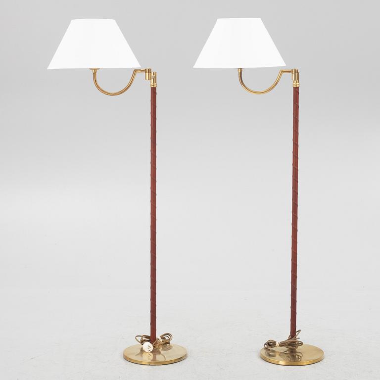 A pair of EWÅ floor lights, second half of the 20th Century.